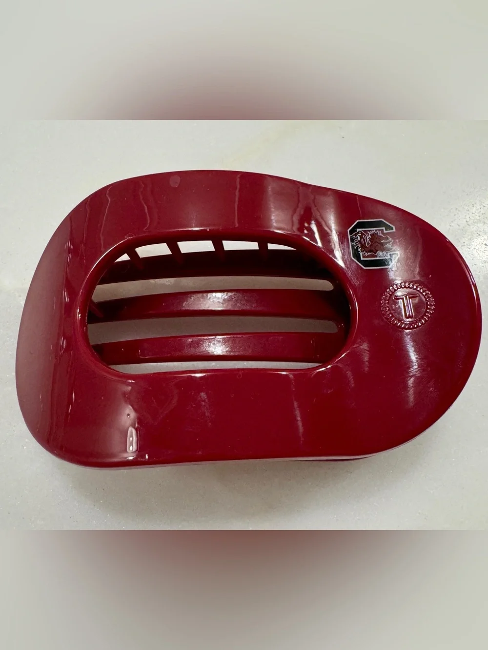 TELETIES South Carolina Gamecocks Garnet Hair Clip